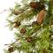 5ft. Pre-Lit Wyoming Alpine & Pinecone Artificial Christmas Tree, Clear LED Lights